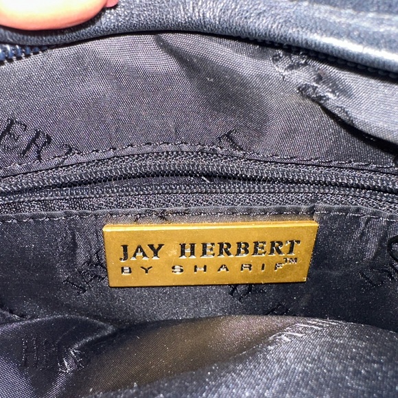 SHARIF NAVY CROSSBODY CHAIN STRAP - Picture 2 of 10